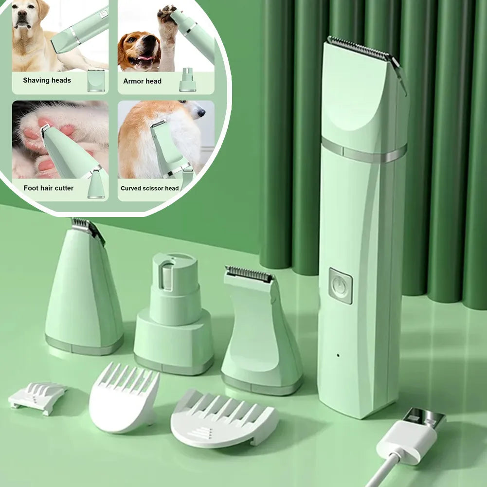 4 in 1 Electric Pet Grooming Kit