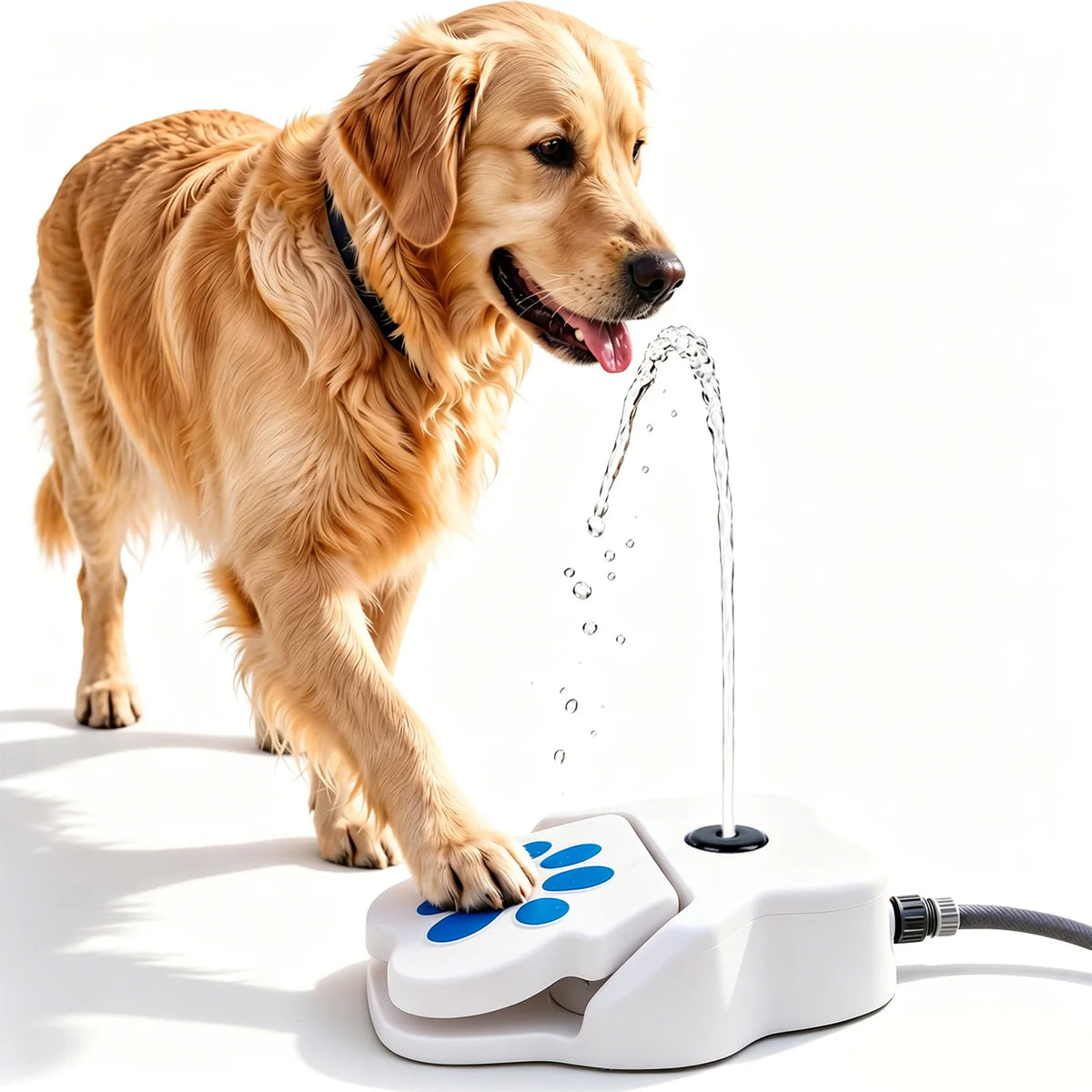 Outdoor Water Dispenser Step-On For Dogs