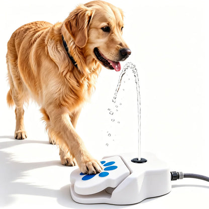 Outdoor Water Dispenser Step-On For Dogs
