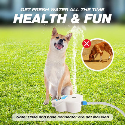 Outdoor Water Dispenser Step-On For Dogs