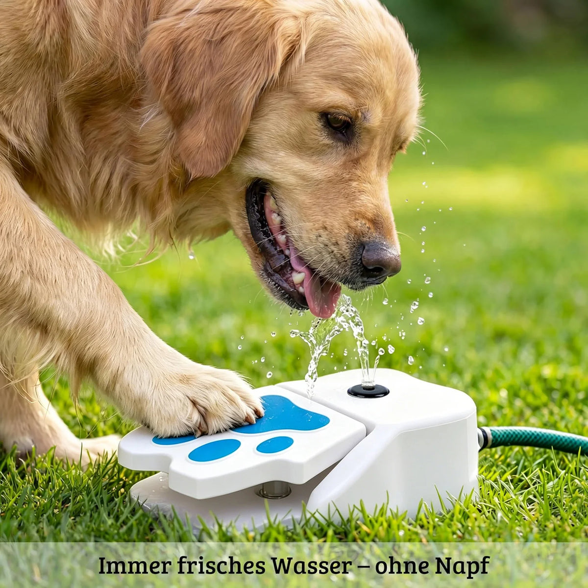 Outdoor Water Dispenser Step-On For Dogs
