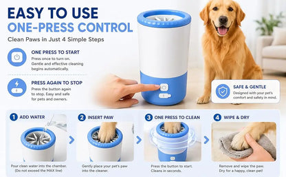 Electric Paw Cleaner For Dogs and Cats