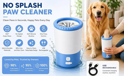 Electric Paw Cleaner For Dogs and Cats