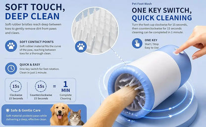 Electric Paw Cleaner For Dogs and Cats