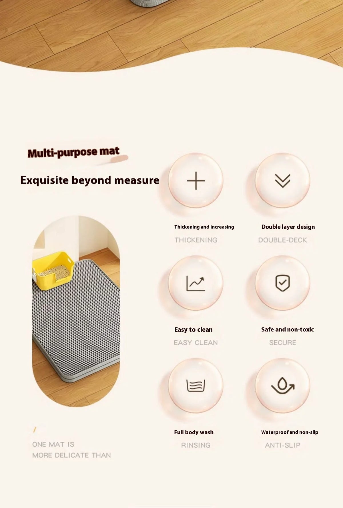 Cat Litter Trapping Mat