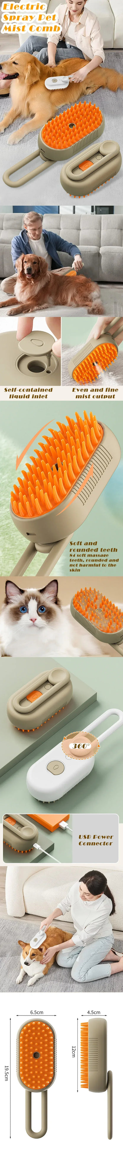 3-in-1 Steam Pet Hair Remover