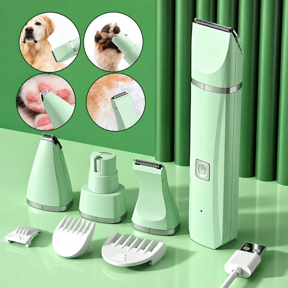 4 in 1 Electric Pet Grooming Kit